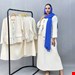 ست کت دامن یقه گرد راه راه