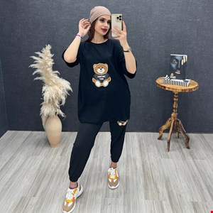  ست تیشرت و اسلش دخترانه TEDDY کد 13913
